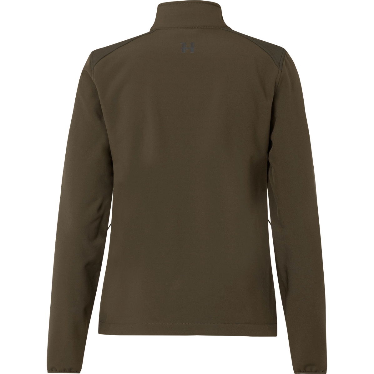 2026 Harkila Womens Scandinavian Softshell Jacket 112440022001 - Willow Green / Shadow Brown